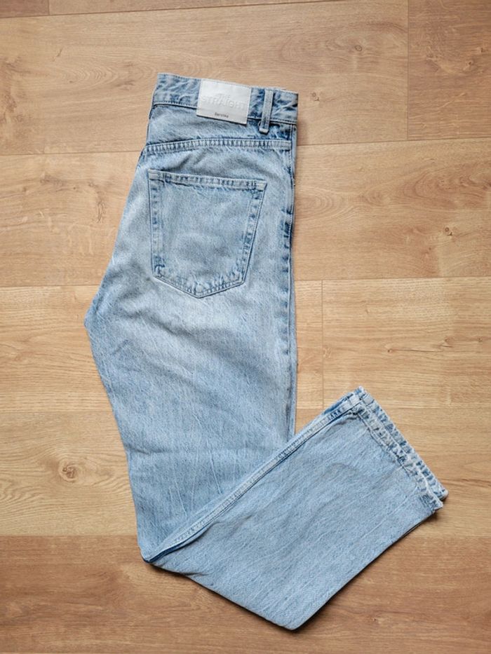 Jean taille haute Straight - Bershka - photo numéro 3