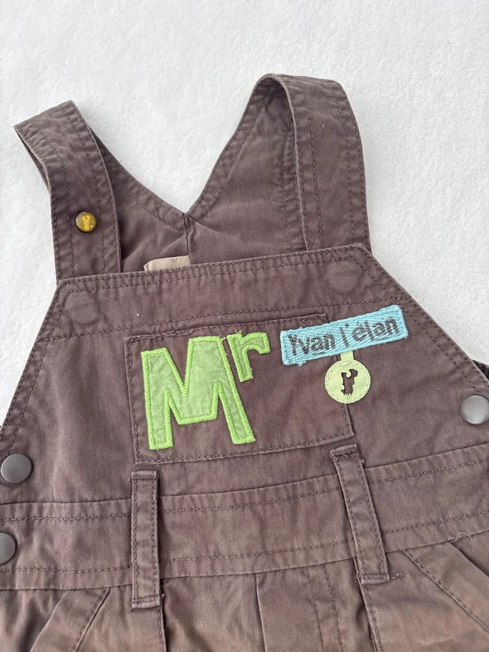 Salopette Yvan l’élan cactus 6 mois - photo numéro 2