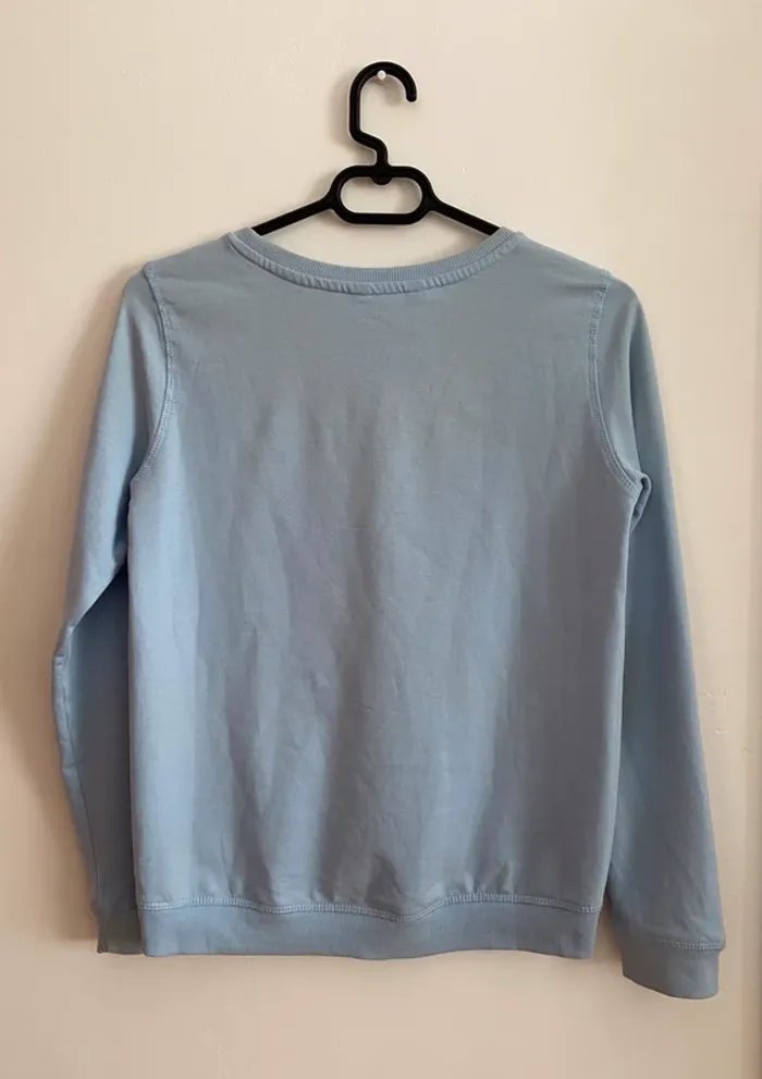 Sweat bleu clair avec impression - H&M - photo numéro 2
