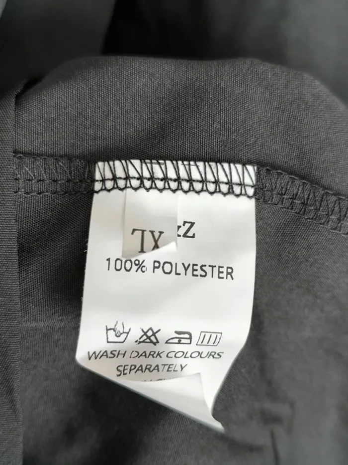 Chemise ouverte noire femme XL - photo numéro 9