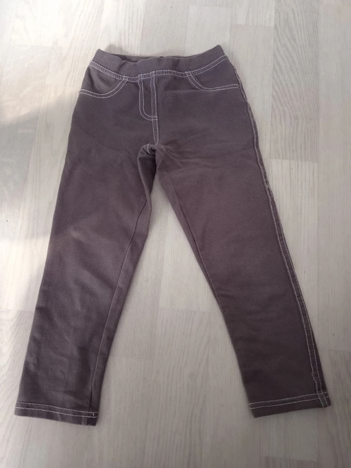 Legging genre jean's gris Punkidz T. 5 ans Neuf
