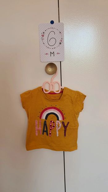 Haut manches courtes 🌼 6 mois