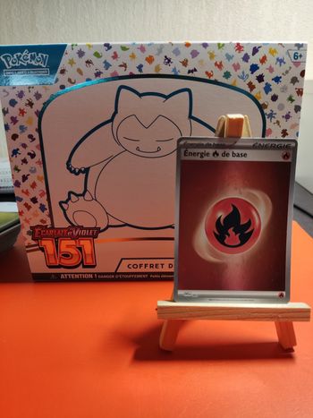 Carte énergie feu reverse Pokémon 151