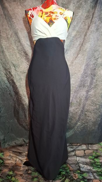 Robe Longue bicolore chic zara