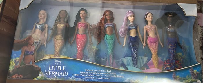 Coffret Barbie Disney La Petite Sirène – 7 sœurs sirènes – Neuf sous blister - photo numéro 3