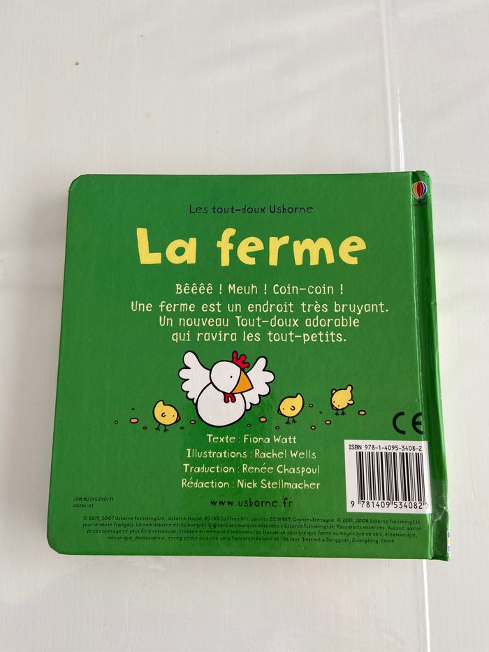 Livre à toucher la ferme - photo numéro 2