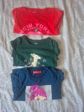 Lot de 3 t-shirts
