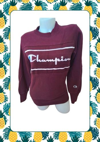 Sweat champion bordeau