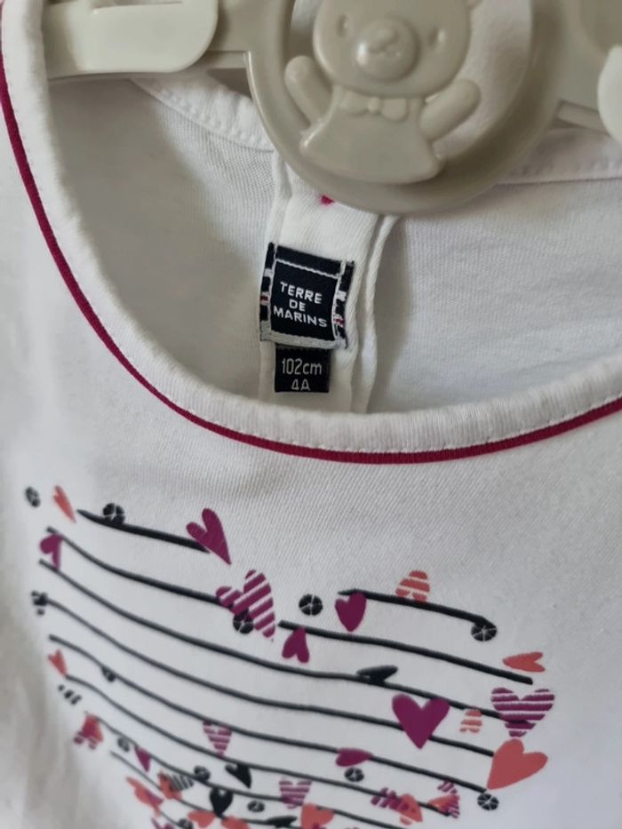 Tunique, polo terre de marins taille 4ans comme neuf - photo numéro 5