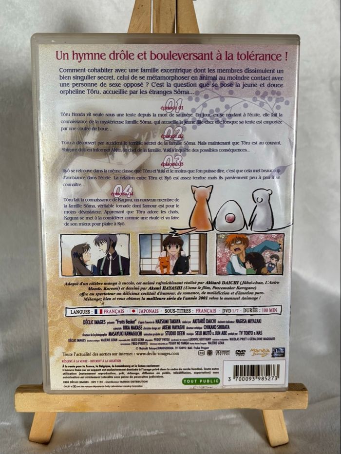 📀 DVD Fruits Basket – Volume 01 (Épisodes 01 à 04) - photo numéro 2