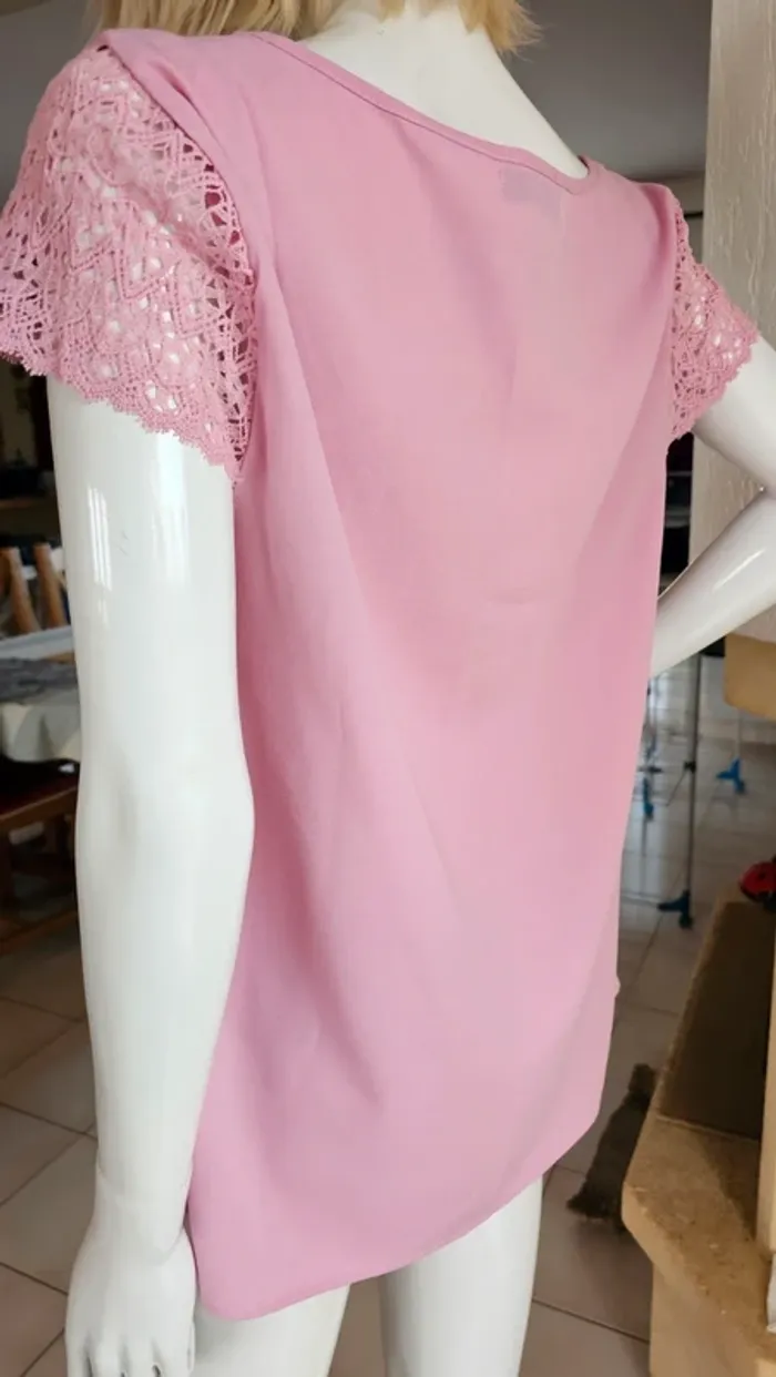 Blouse rose Sheilay - photo numéro 3