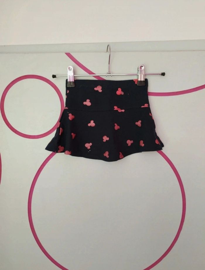 Jupe courte fille Minnie Disney taille 2 ans b1