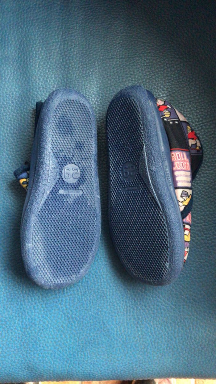 Pantoufles pointure 29 motif skateboard - photo numéro 5
