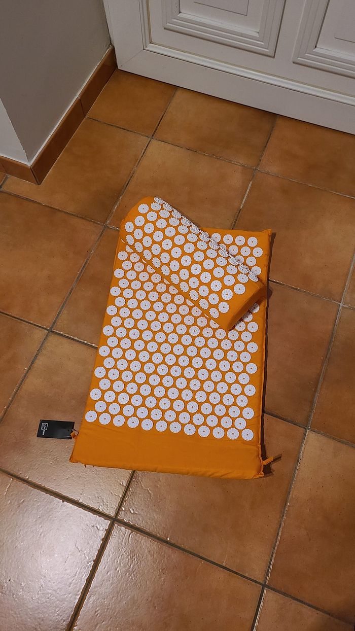 Ensemble de Massage avec Tapis d'acupression et Oreiller - .Tapis de Sol d'acupuncture .Soulager sci - photo numéro 2