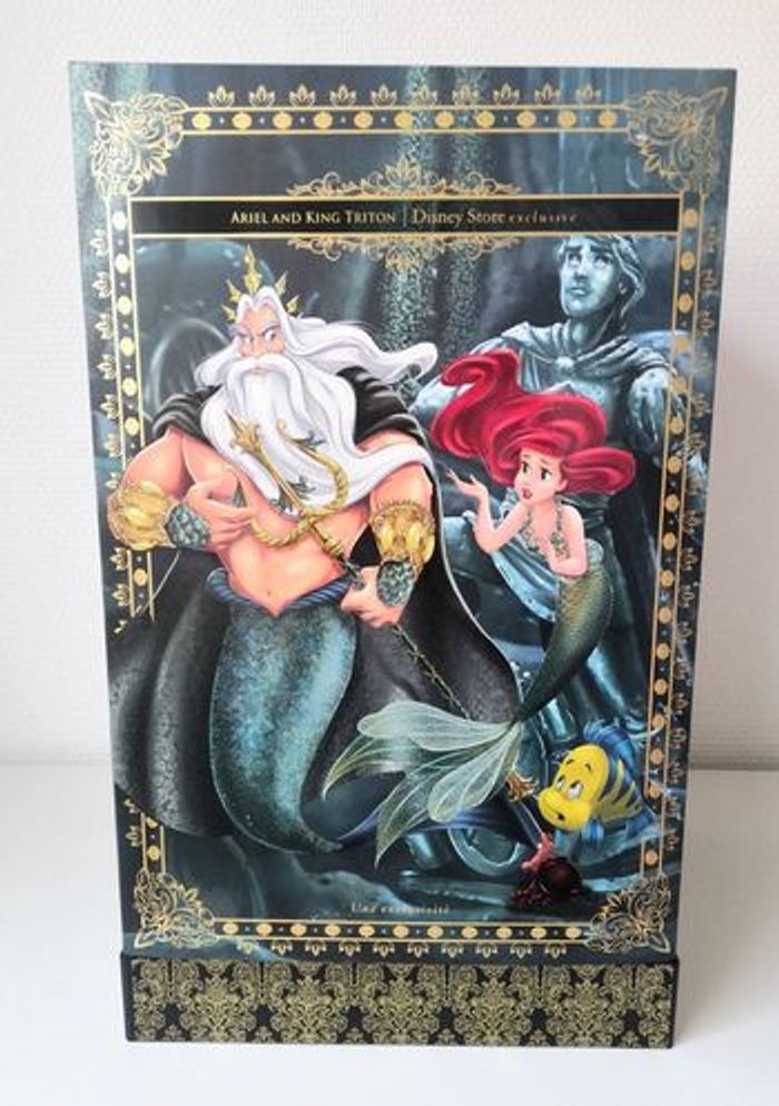 Poupée édition limitée Fairytale Ariel et Triton Disney NEUVE - photo numéro 18