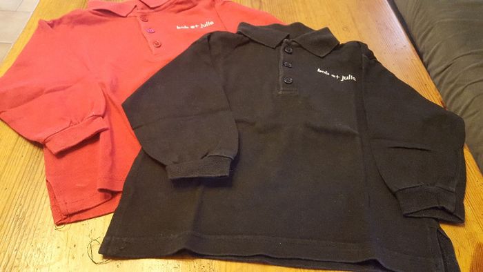 Lot de 2 polos manches longues