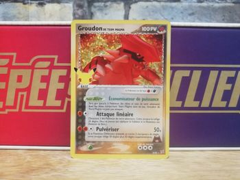 Carte Pokemon Groudon 25 ans