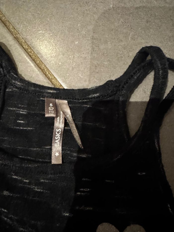 Débardeur - Orchestra - Magic / Coeur - Bleu marine & blanc - 5 ans - photo numéro 2