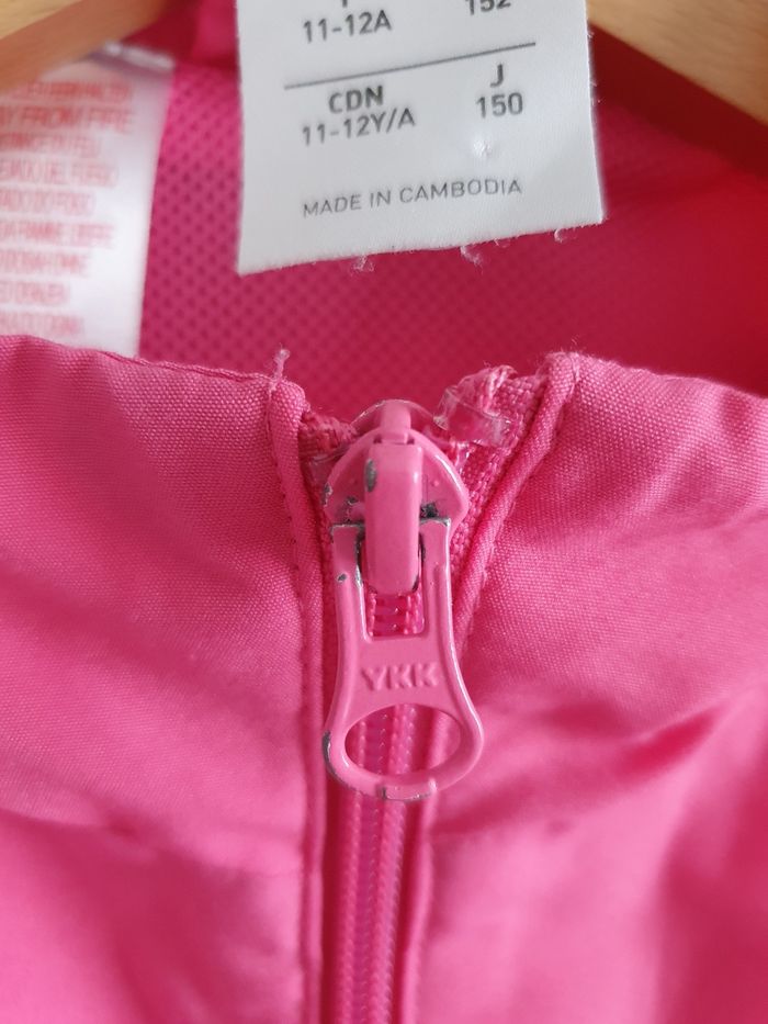 Veste de sport noir et rose Adidas - photo numéro 3