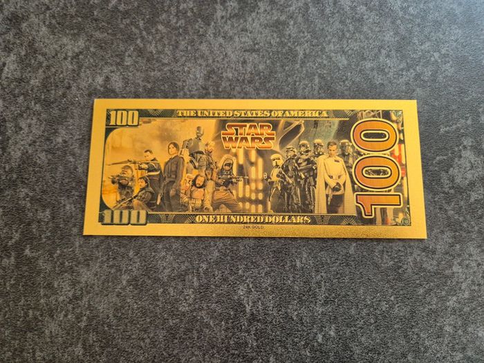 Billets OR à collectionner Boba fett star wars - photo numéro 2