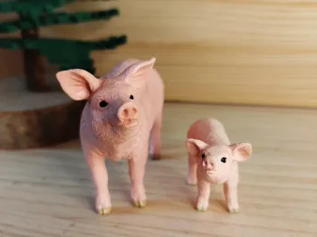 Schleich cochon et son porcelet Figurine animal de la ferme