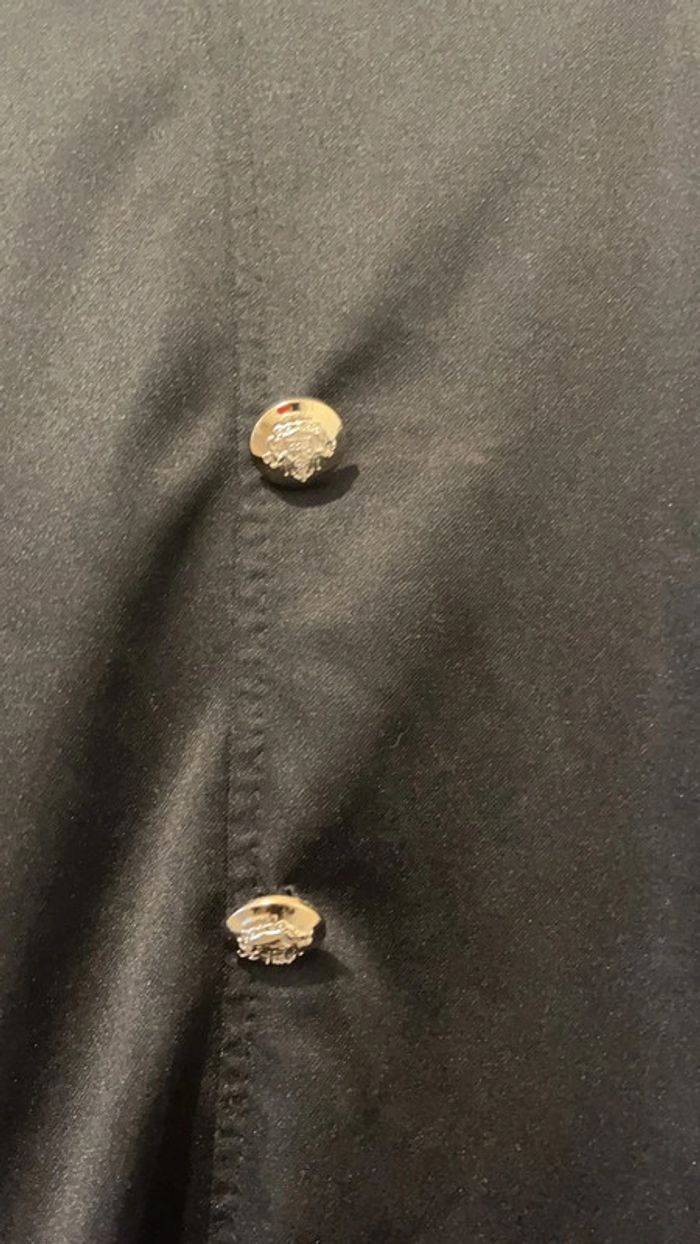 Élégante petite robe noire S style officier - photo numéro 3