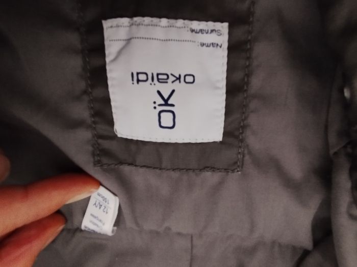 Parka okaidi grise,T12A - photo numéro 3