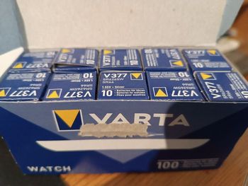 Piles montre V377 / SR626SW – Marque Varta
