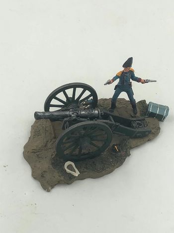 Figurine Canon + Soldat Militaire