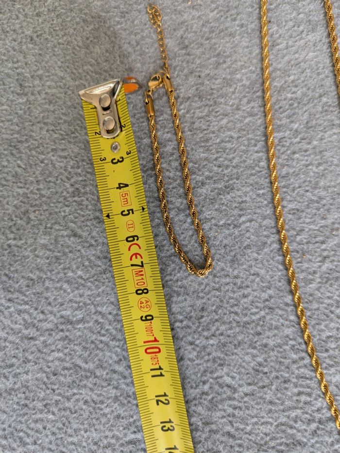 Ensemble de magnifiques bijoux en acier inoxydable - photo numéro 5