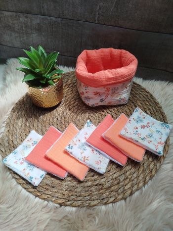 Panière+ 7 lingettes lavables