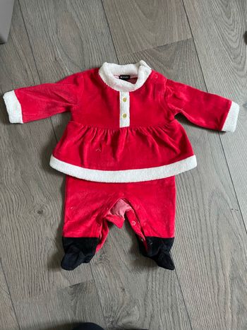 Pyjama Mère Noël Kiabi 3 mois