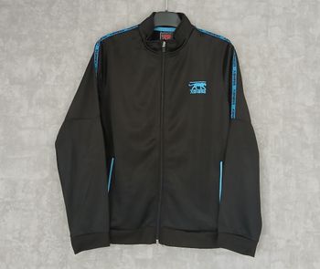 Veste noire/turquoise