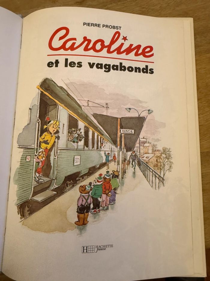 Caroline et les vagabonds singe lion sans abris livre bd album Pierre Probst - photo numéro 4