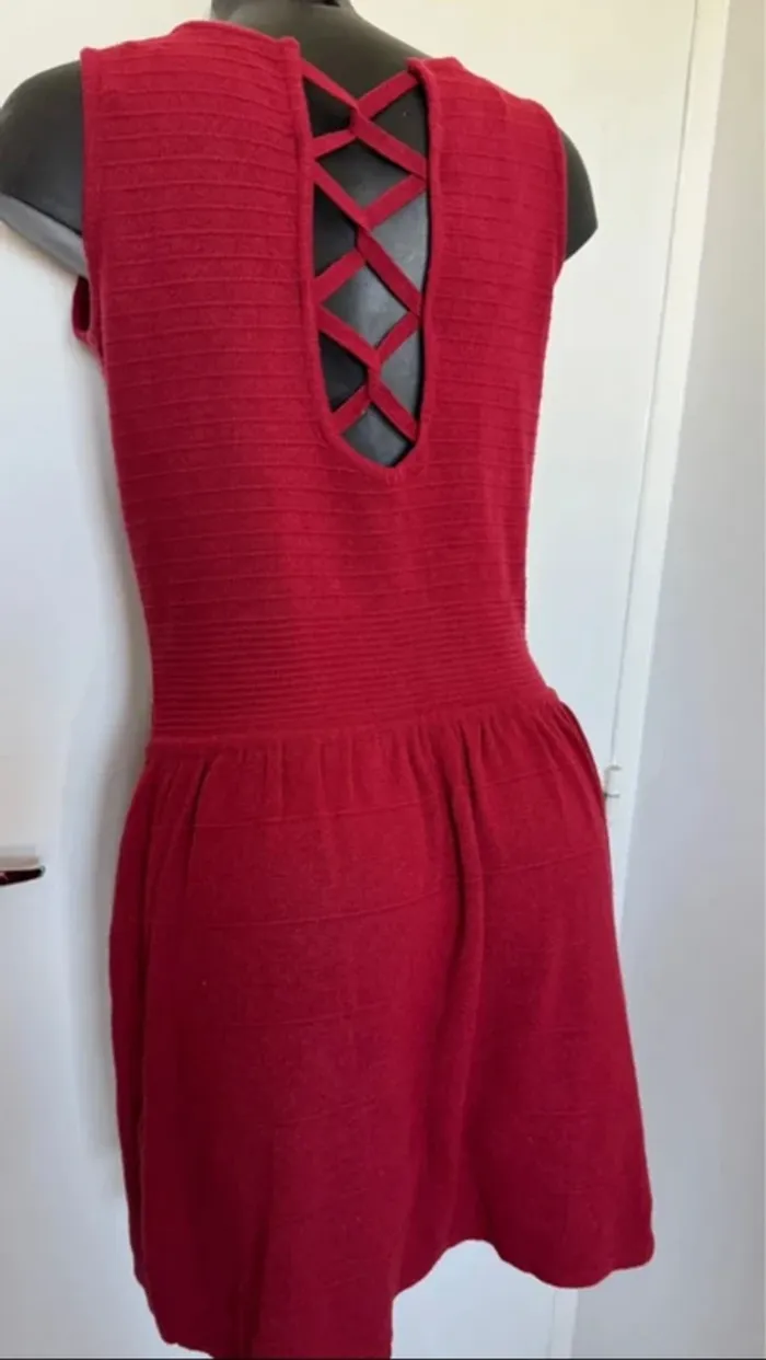 Robe Naf Naf rouge/terracotta - photo numéro 3
