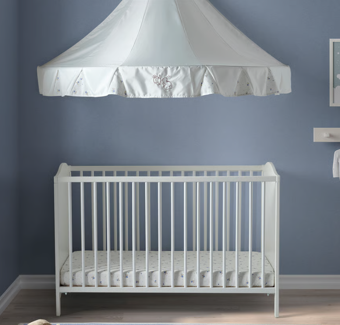 SMÅGÖRA LIT BEBE , blanc, 60x120 cm + MATELAS COMFORT - photo numéro 2