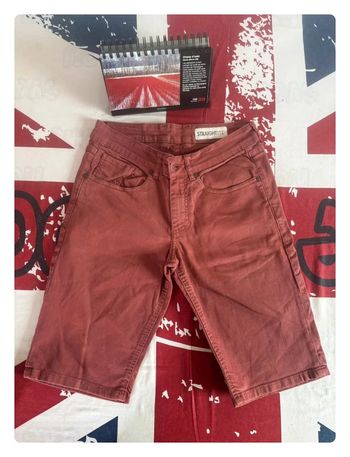 Short Jules taille 36 rouge bordeaux