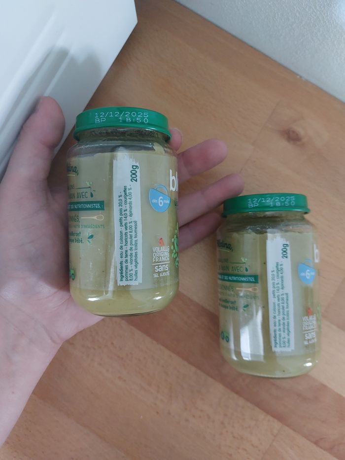 Lot de 2pots, Légumes verts Poulet, Blédina, 200g - photo numéro 2