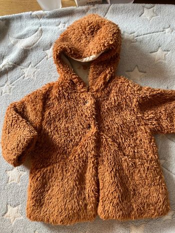 Veste mouton douce marron