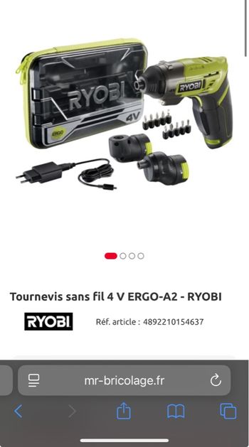 Visseuse Ryobi