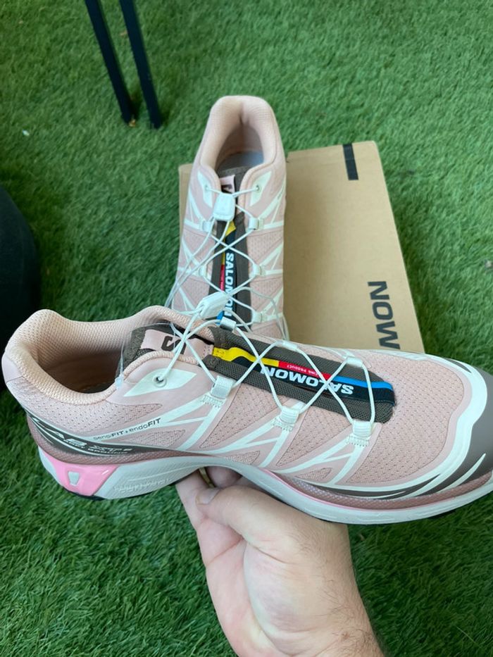 Salomon XT 6 Mahogany Rose / Earth Brown / Flamingo Pink - photo numéro 4