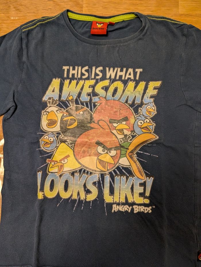 T-shirt garçon 10 ans Angry Birds - photo numéro 2