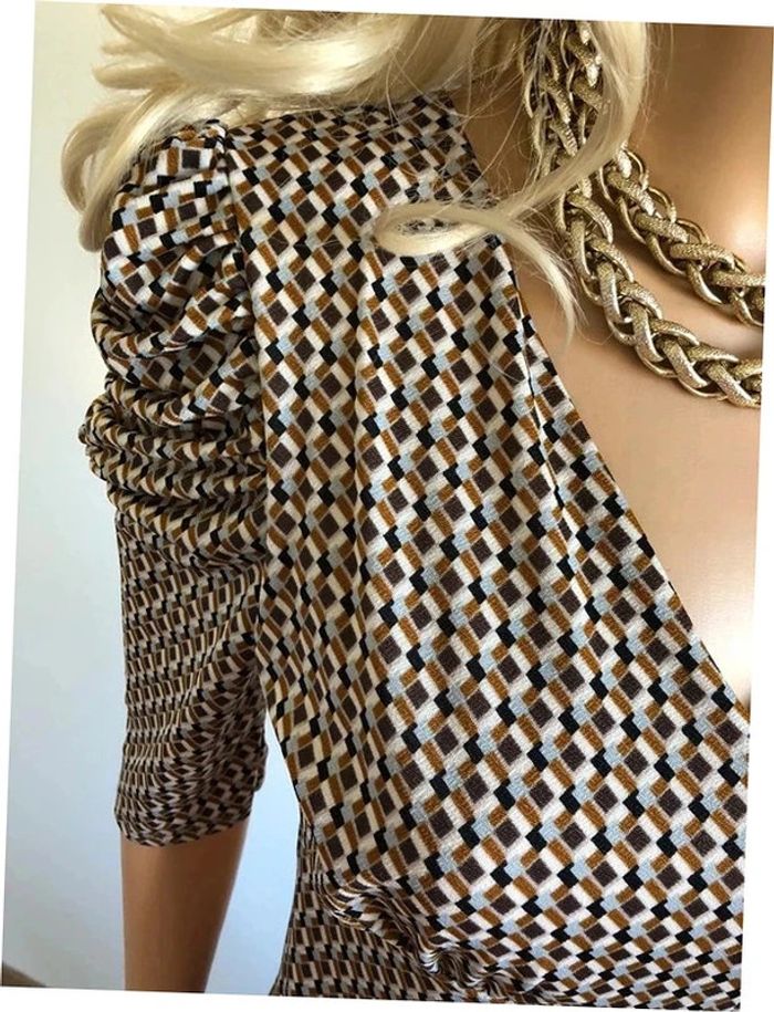 Blouse imprimée neuve à manches courtes Morgan taille S (valeur 35€) - photo numéro 5