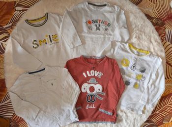 Lot tee shirt 24mois