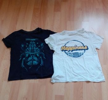 Lot de 2 t-shirts 8 ans