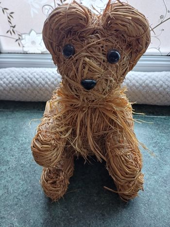 Ours en paille 26 cm