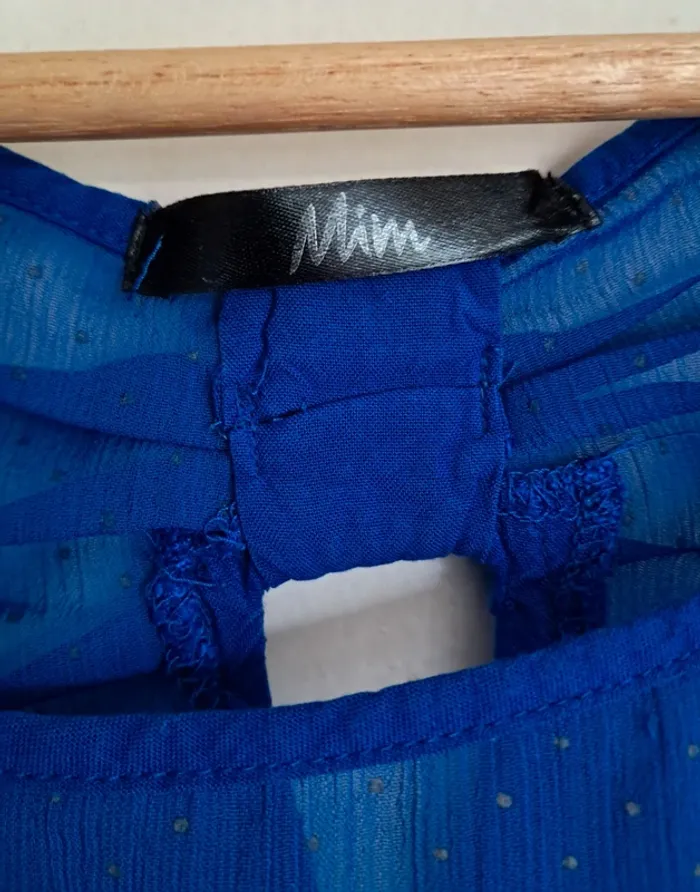 Haut / blouse bleu électrique - photo numéro 2