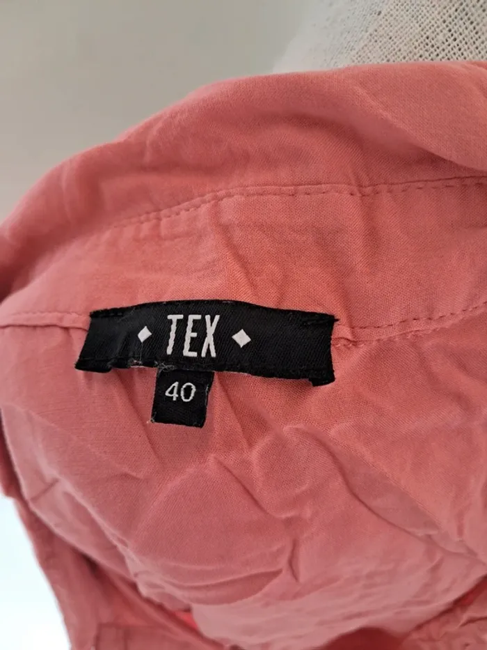 Chemisier sans manches rose poudré tendance - photo numéro 4