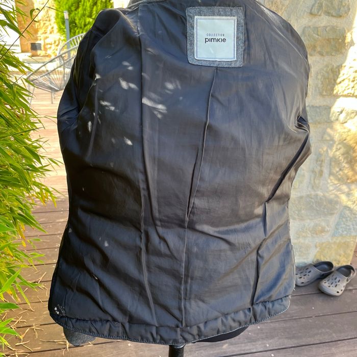 Blouson  gris capuche amovible taille 36 - photo numéro 7