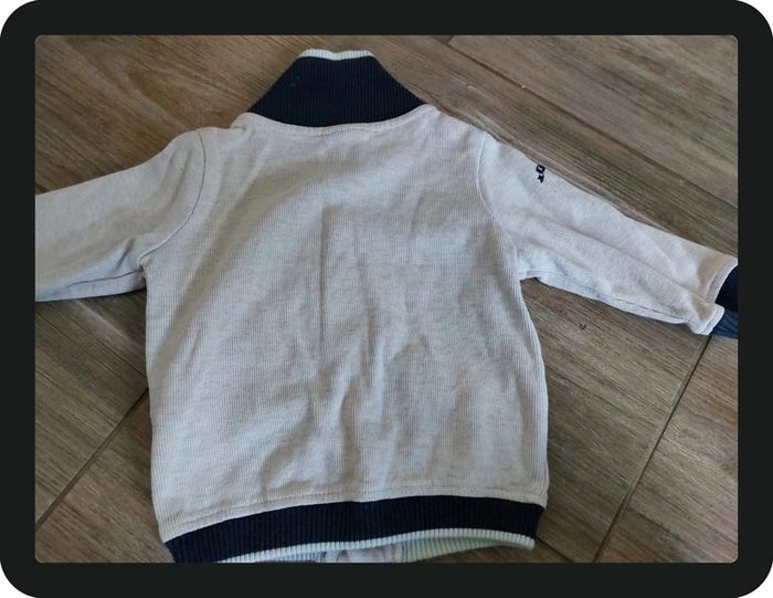 Très beau gilet sergent major beige 18 mois - photo numéro 3